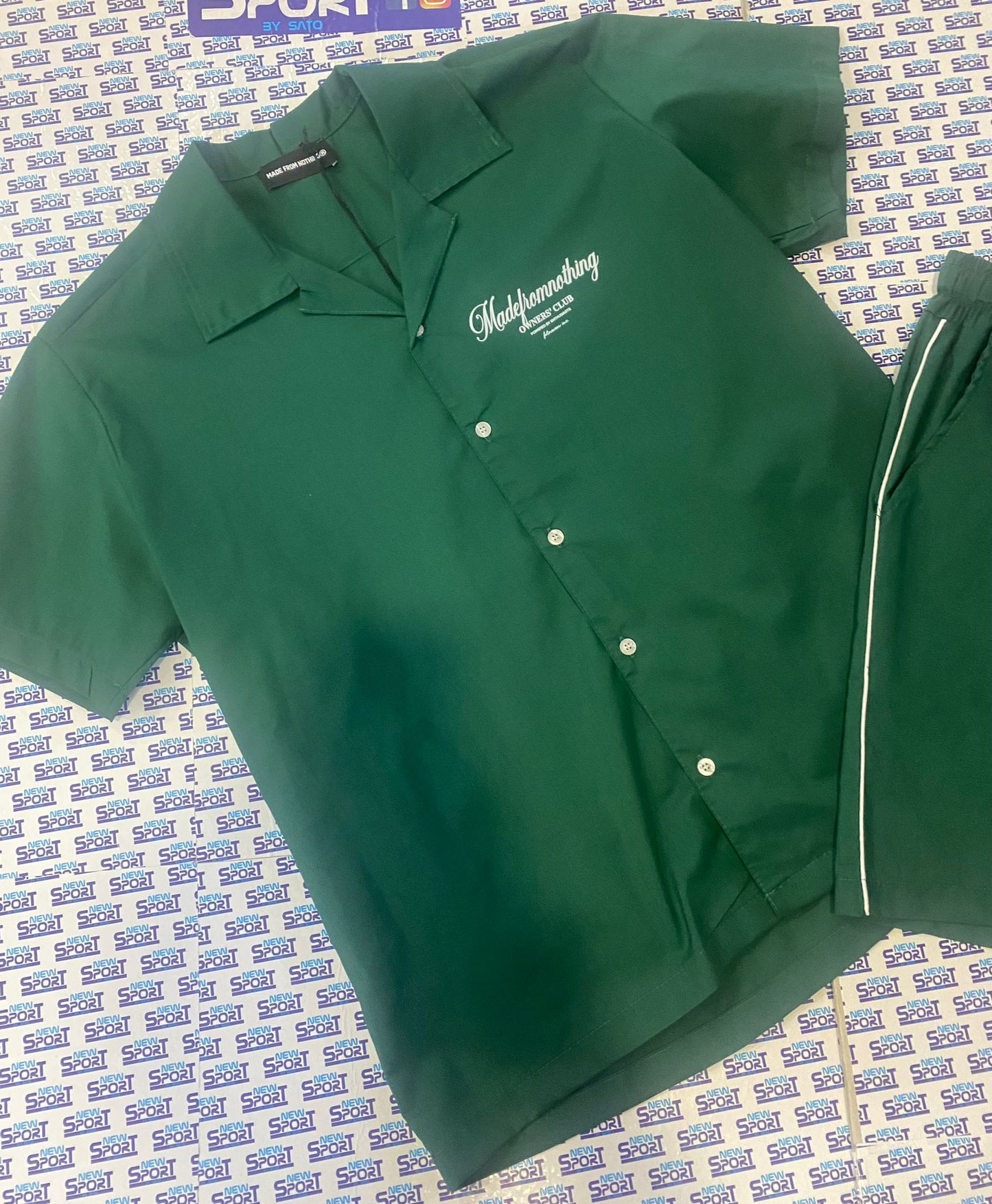 COORDINATO CAMICIA + BERMUDA CON LOGO MFN