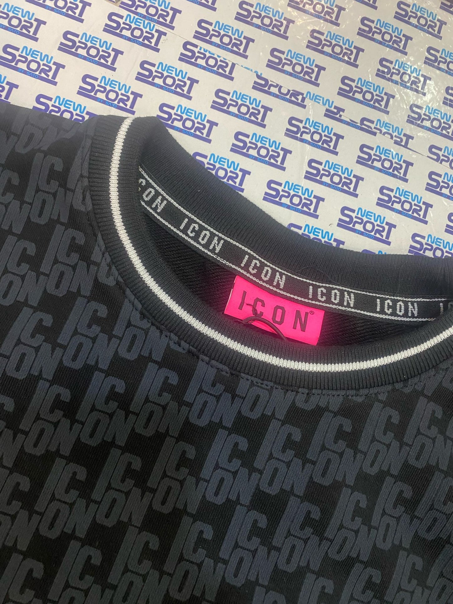 FLEPA CROPPED GIROCOLLO ALL-OVER ICON