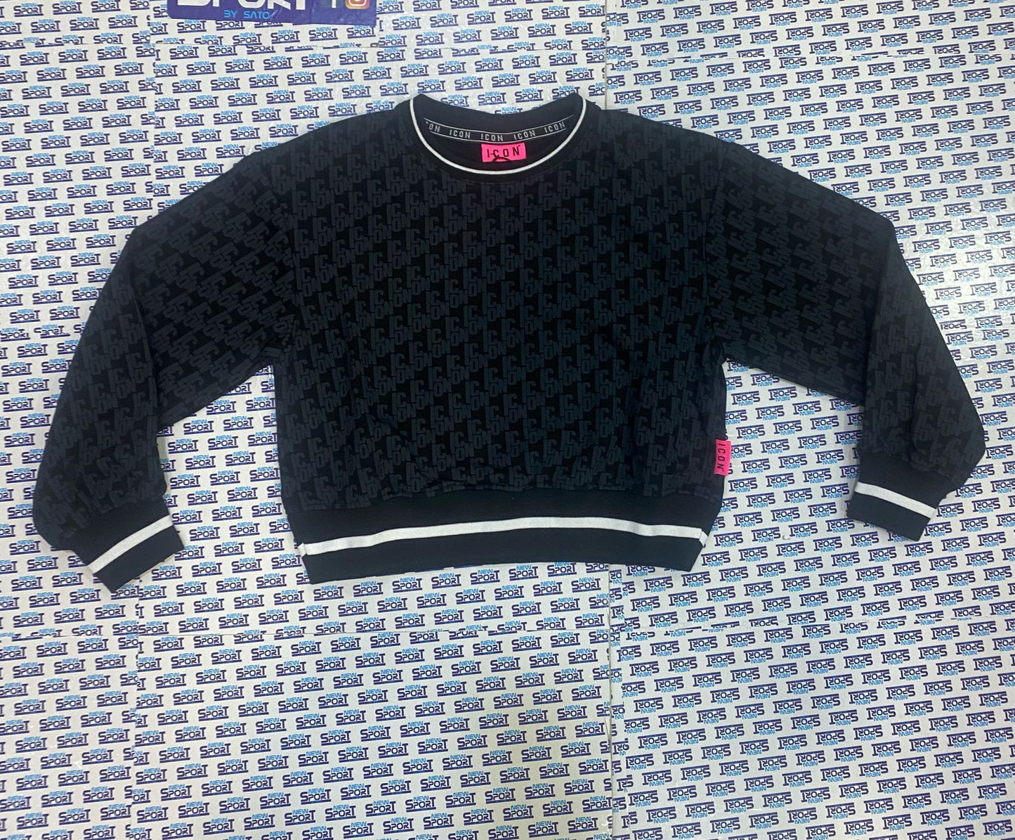 FLEPA CROPPED GIROCOLLO ALL-OVER ICON