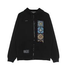 FELPA CON CAPPUCCIO E ZIP DOLLY NOIRE