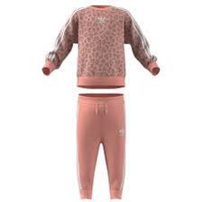 tuta bambina COMPLETO ANIMAL ALLOVER PRINT CREW
