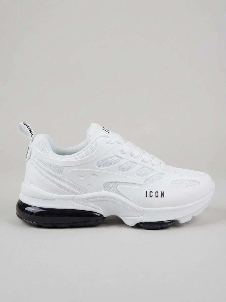 Sneakers Chunky "ICON" da Uomo in Total White con Dettagli Neri e Suola Trasparente
IC06166SU