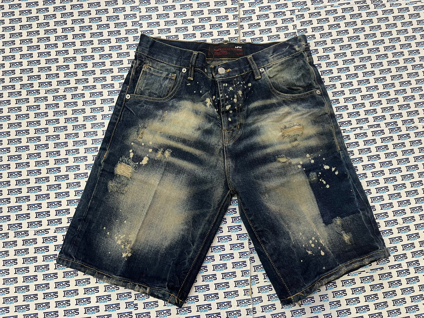 BERMUDA DENIM SABBIATO MFN