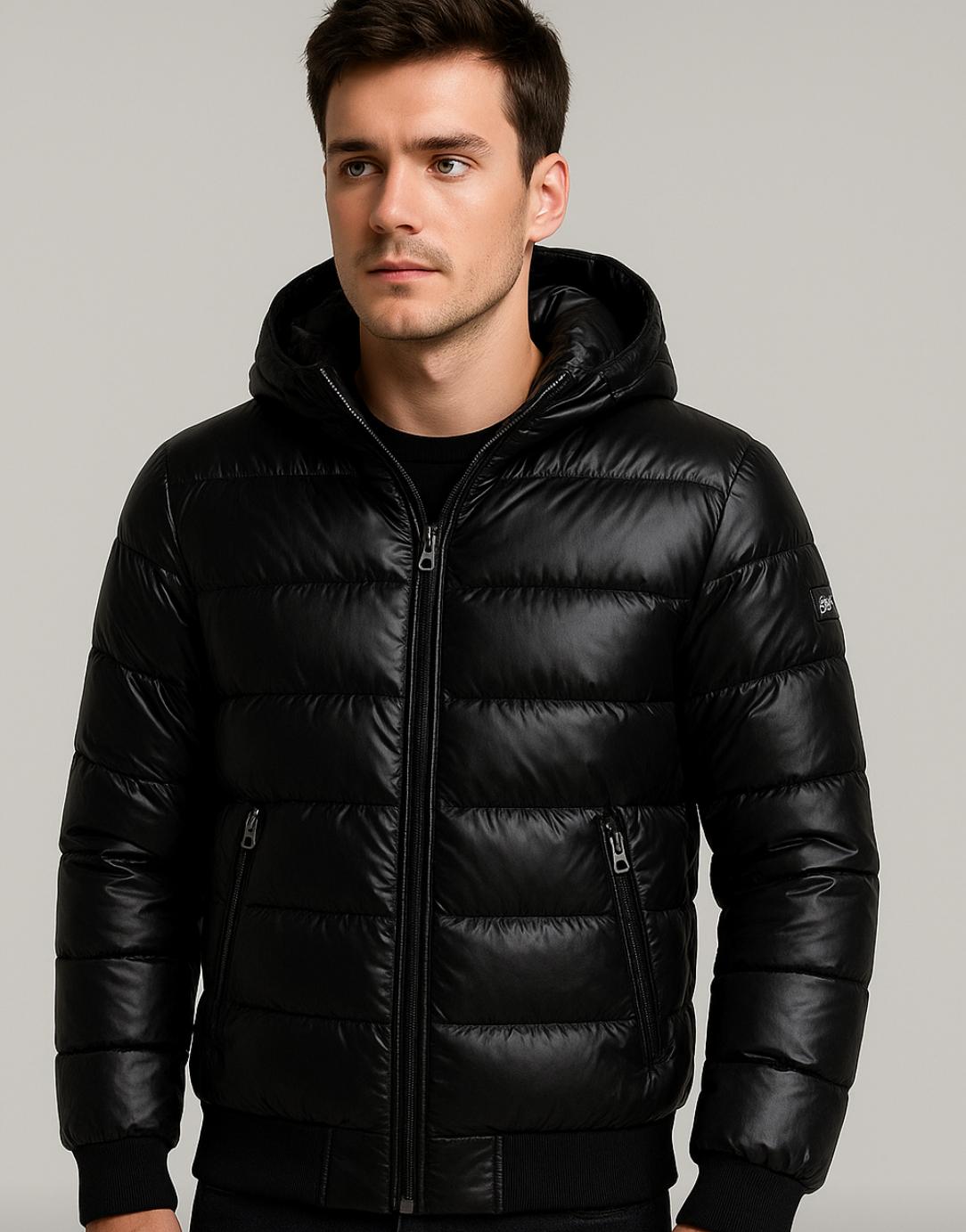 PIUMINO ECOPELLE CON ZIP MFN