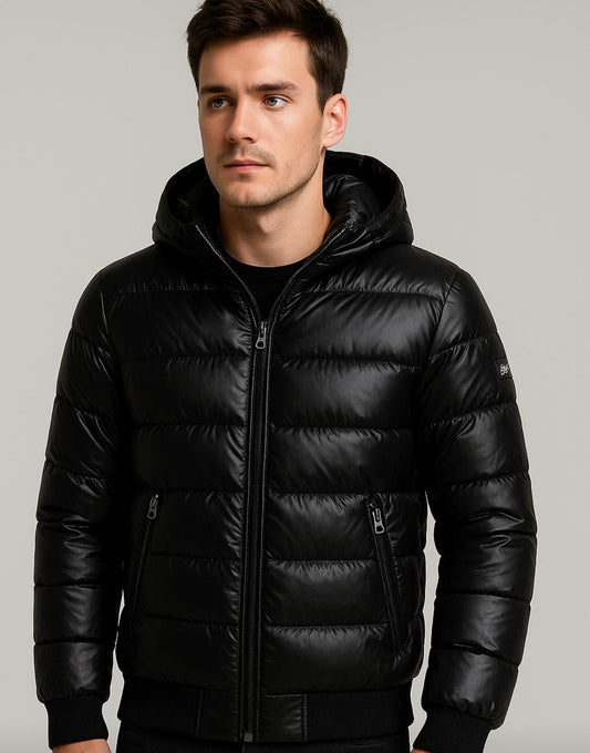 PIUMINO ECOPELLE CON ZIP MFN