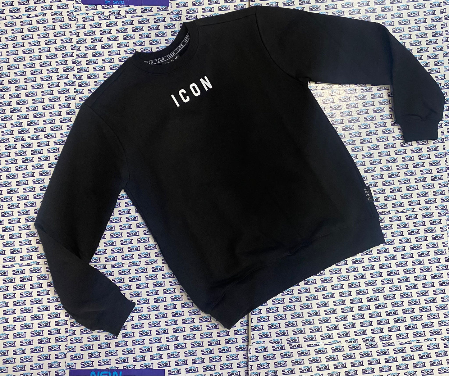 FELPA GIROCOLLO CON LOGO CENTRO ICON