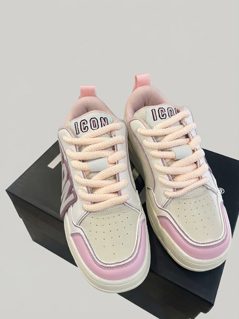 Sneakers Icon Rosa: Stile Urban e Comfort per il Tuo Look
