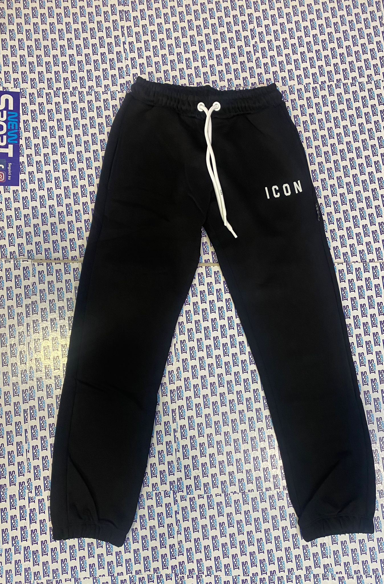 PANTATUTA JOGGER  DONNA CON LOGO PICCOLO ICON