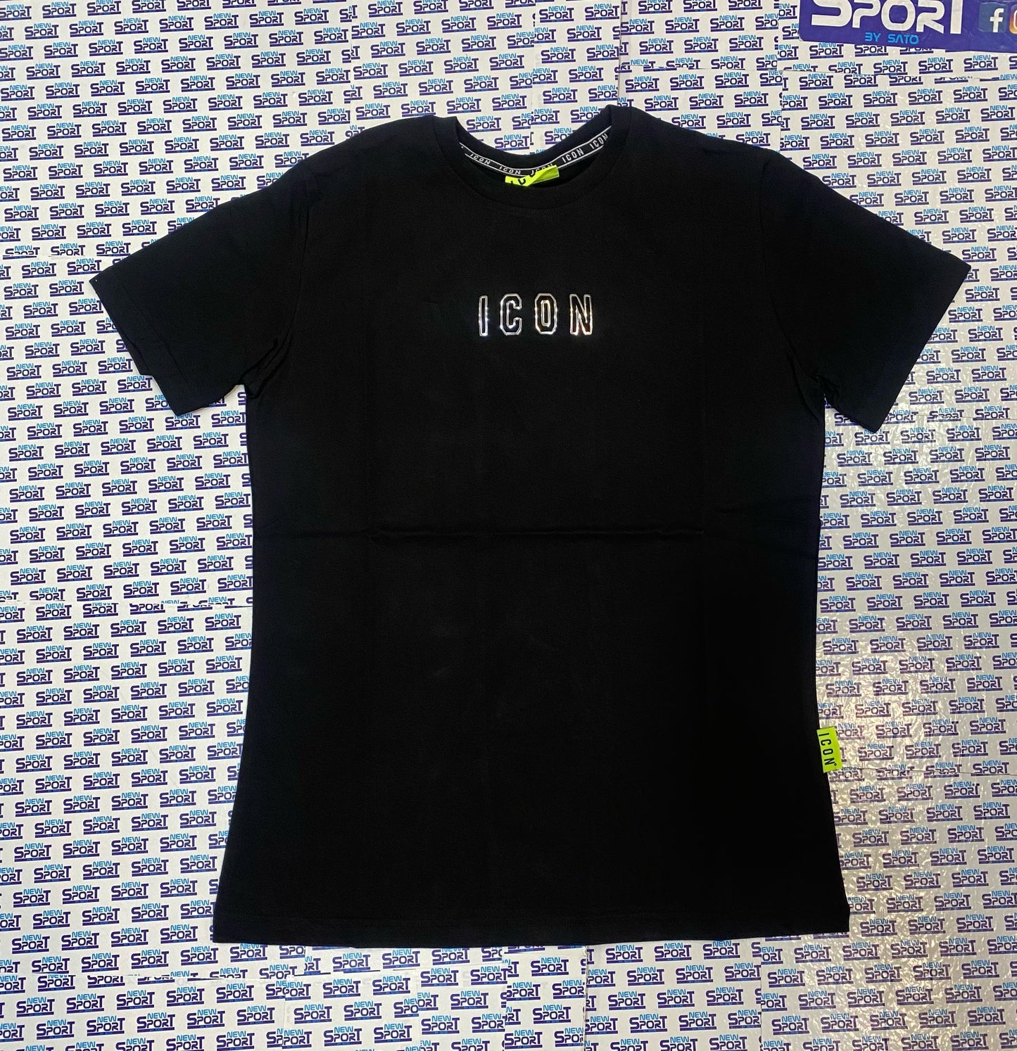 TSHIRT CON LOGO SVUOTATO ICON