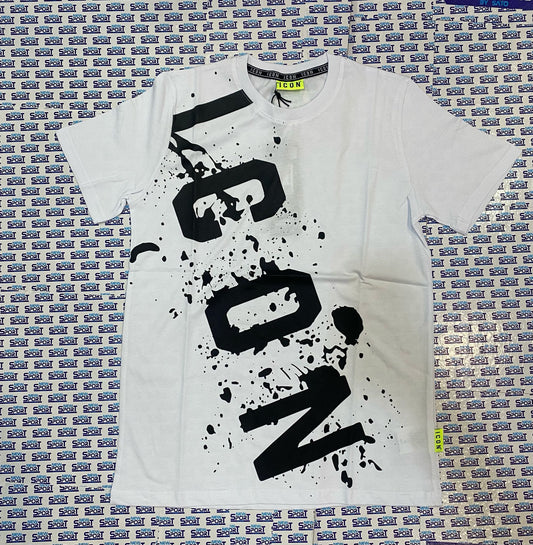 TSHIRT CON LOGO SCHIZZI TRASVERSALE ICON