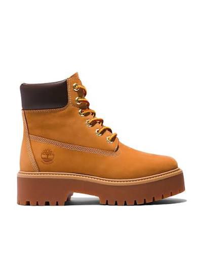 TIMBERLAND Stivale Impermeabile con Plateau Stone Street 6-Inch da Donna in giallo