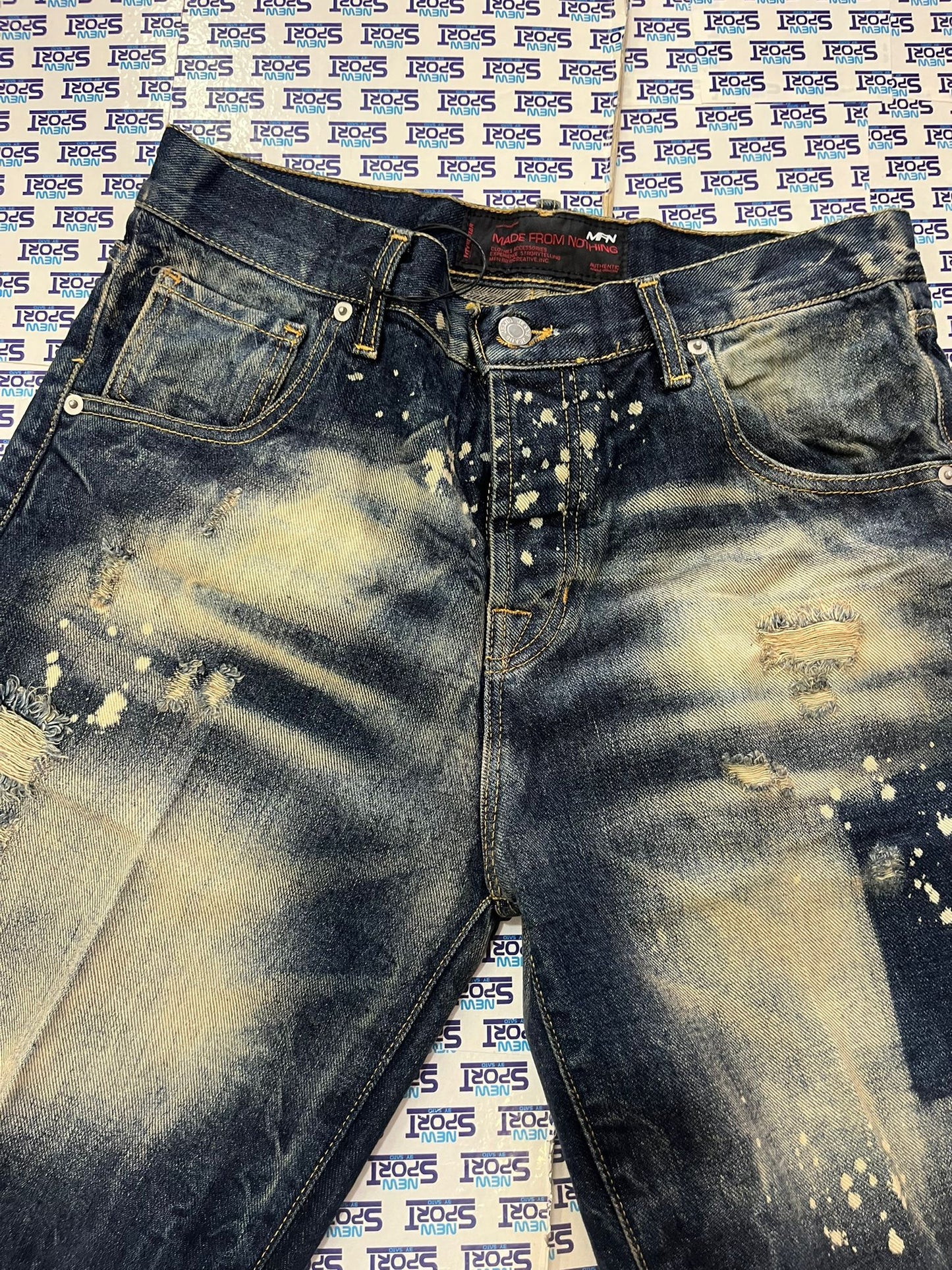 BERMUDA DENIM SABBIATO MFN