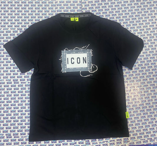 TSHIRT CON LOGO CON FILI RIGONFIATI ICON