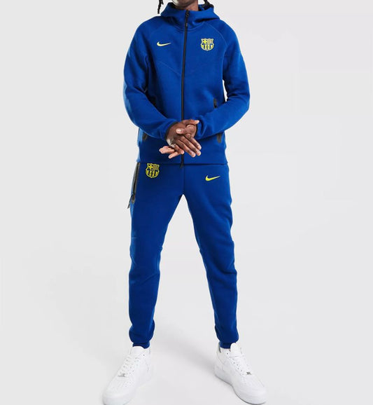 TUTA FC BARCELONA TECH
 in fleece con zip a tutta lunghezza Nike Football