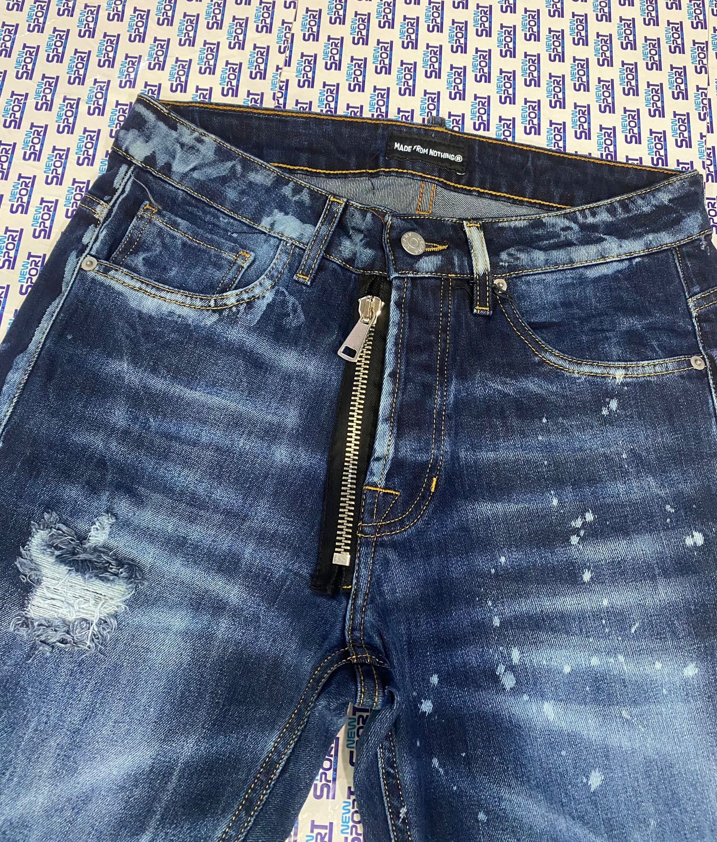 JEANS DENIM MOD. DSQ2 CON ZIP 
MADE FROM NOTHING