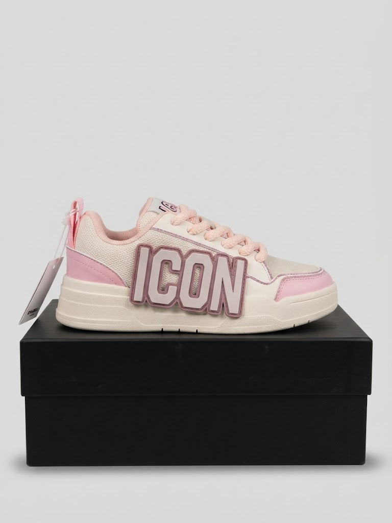 Sneakers Icon Rosa: Stile Urban e Comfort per il Tuo Look