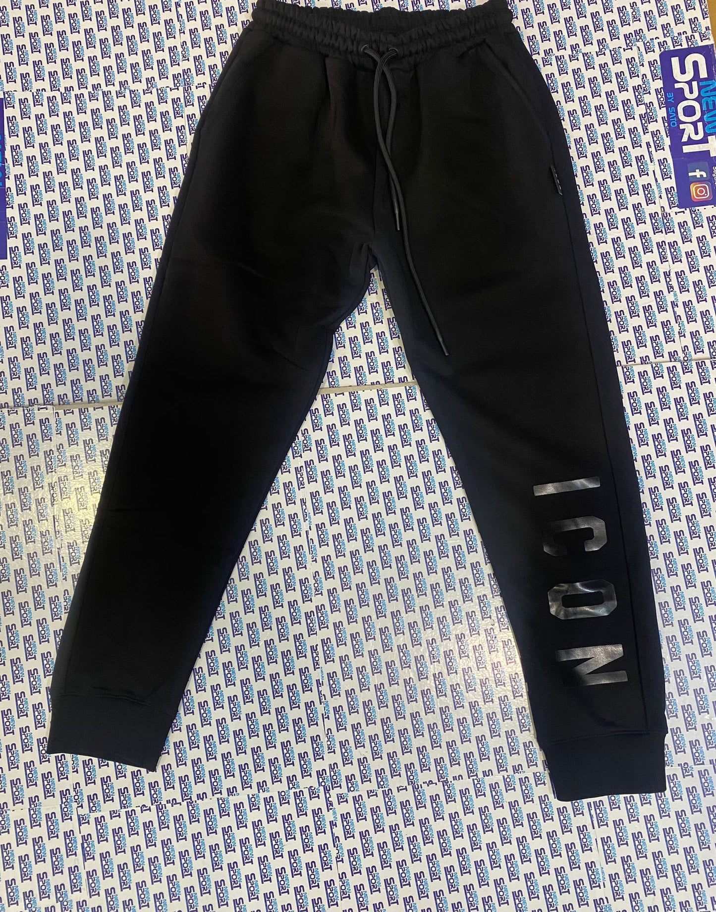 PANTATUTA JOGGER CON LOGO GRANDE SULLA GAMBA ICON