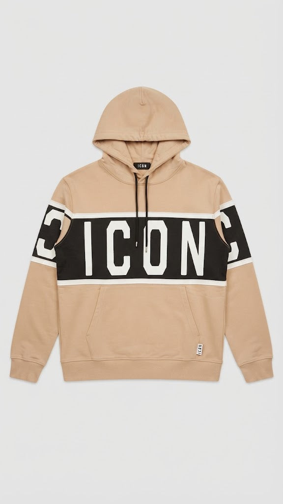 FELPA CON CAPPUCCIO STRIPE ICON
IUF053