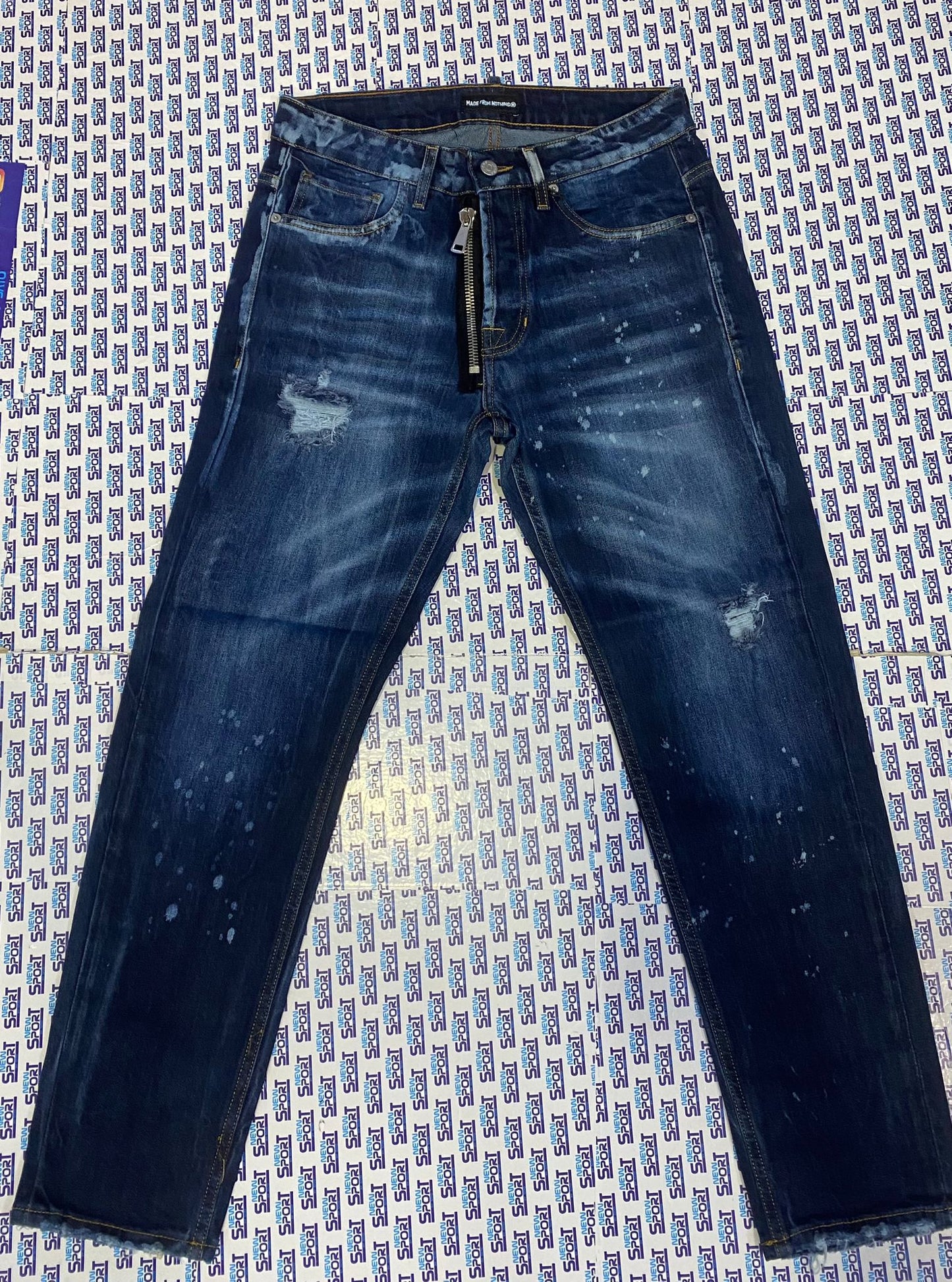 JEANS DENIM MOD. DSQ2 CON ZIP 
MADE FROM NOTHING