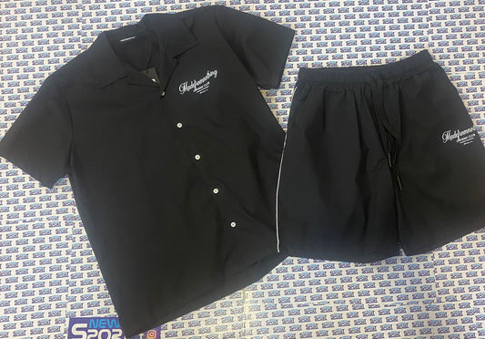 COORDINATO CAMICIA + BERMUDA CON LOGO MFN