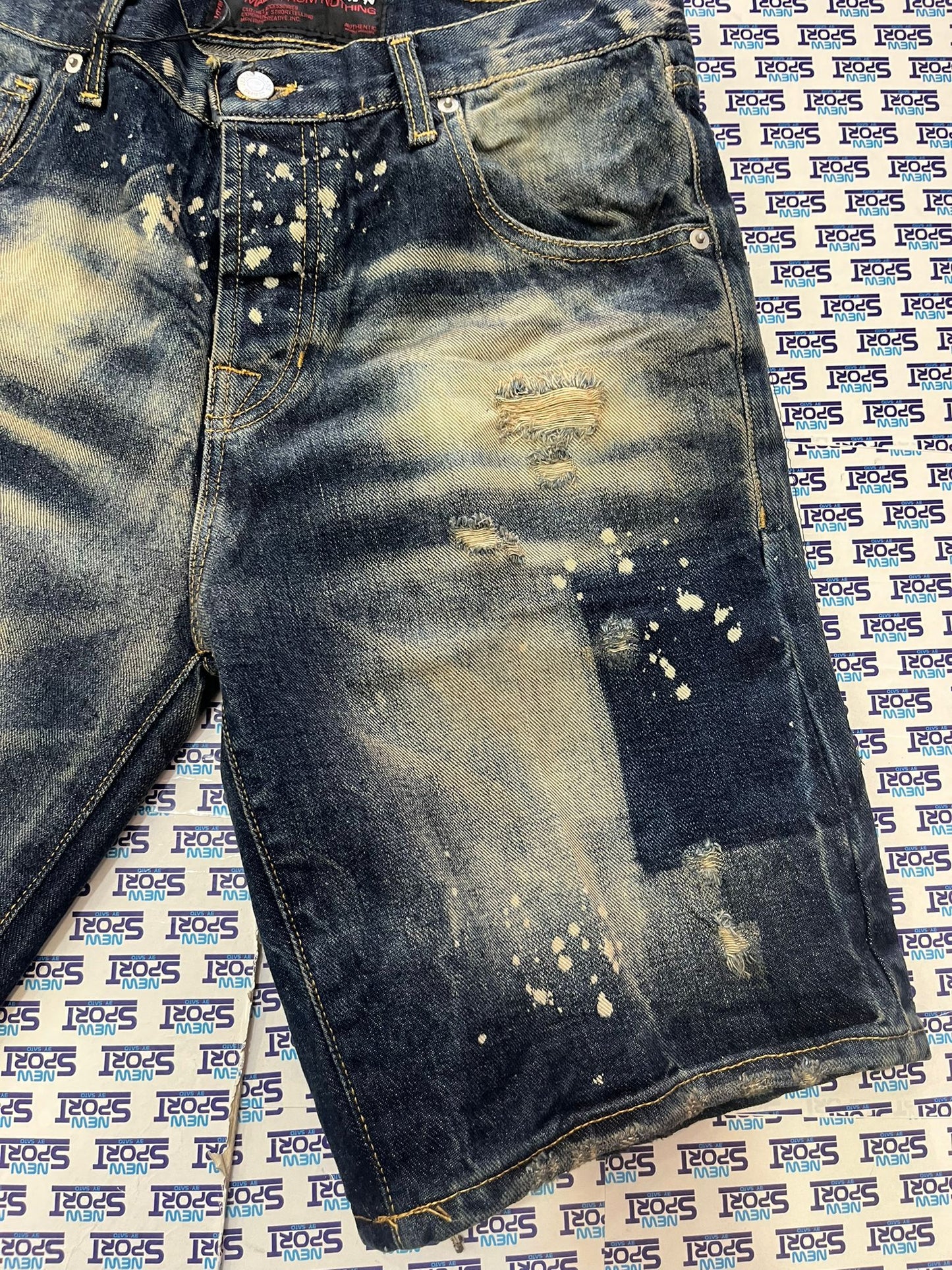 BERMUDA DENIM SABBIATO MFN